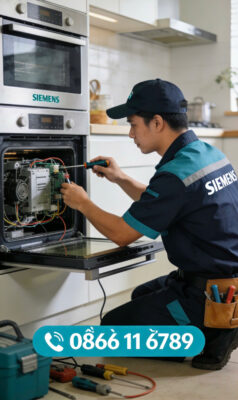 Sửa chữa lò nướng và nướng kèm hấp Siemens chính hãng