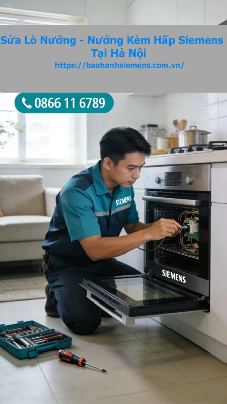Sửa lò nướng lò hấp Siemens chính hãng